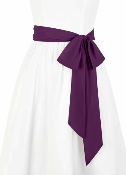 Skolw Chiffon Sash