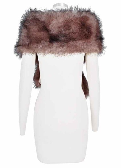 Skolw Sincerity Faux Fur Wrap Skolw Sincerity Faux Fur Wrap