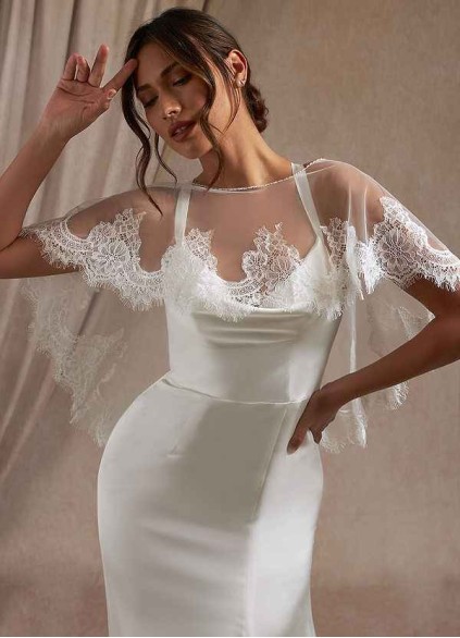 Skolw Delight Lace Tulle Wrap