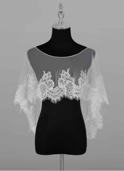 Skolw Delight Lace Tulle Wrap Skolw Delight Lace Tulle Wrap