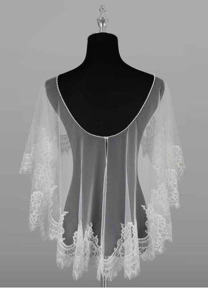 Skolw Delight Lace Tulle Wrap Skolw Delight Lace Tulle Wrap