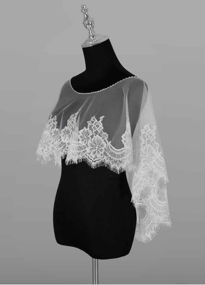 Skolw Delight Lace Tulle Wrap Skolw Delight Lace Tulle Wrap