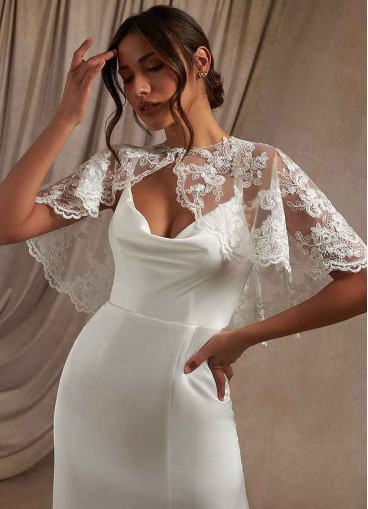 Skolw Hephzibah Lace Tulle Wrap