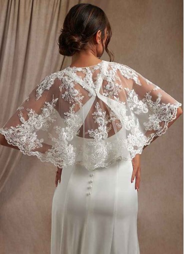 Skolw Hephzibah Lace Tulle Wrap