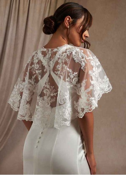 Skolw Hephzibah Lace Tulle Wrap Skolw Hephzibah Lace Tulle Wrap
