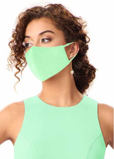 Skolw Non-Medical Matte Satin Reusable Face Mask With Adjustable Loop
