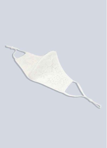 Skolw Non-Medical Ivory Lace Reusable Face Mask