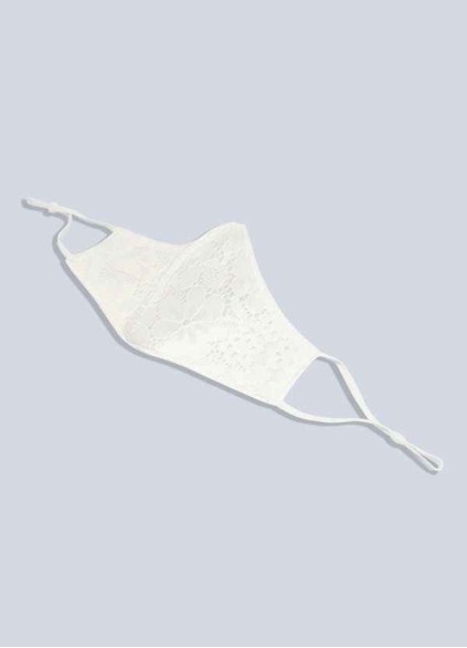 Skolw Non-Medical Ivory Lace Reusable Face Mask Skolw Non-Medical Ivory Lace Reusable Face Mask