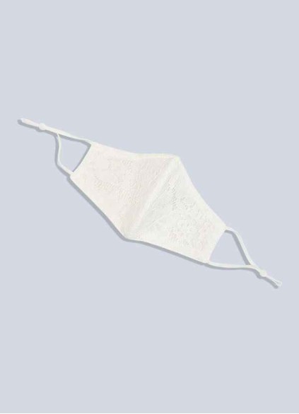 Skolw Non-Medical Ivory Lace Reusable Face Mask Skolw Non-Medical Ivory Lace Reusable Face Mask