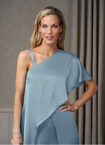Skolw Hagretta Stretch Satin Jumpsuit