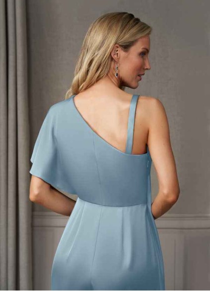 Skolw Hagretta Stretch Satin Jumpsuit