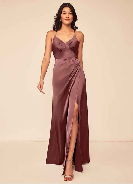 Skolw Geanna Stretch Satin Dress