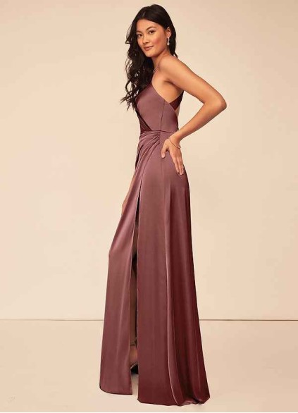 Skolw Geanna Stretch Satin Dress