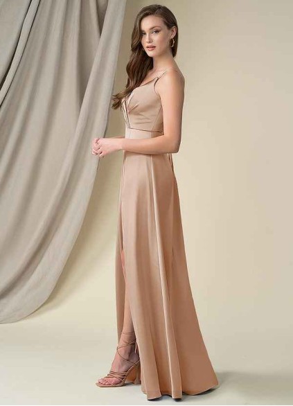 Skolw Madaleine Stretch Satin Dress Skolw Madaleine Stretch Satin Dress
