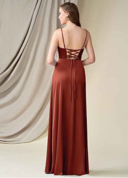 Skolw Marchella Stretch Satin Dress Skolw Marchella Stretch Satin Dress