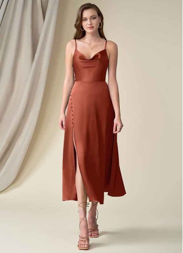 Skolw Ceci Stretch Satin Dress