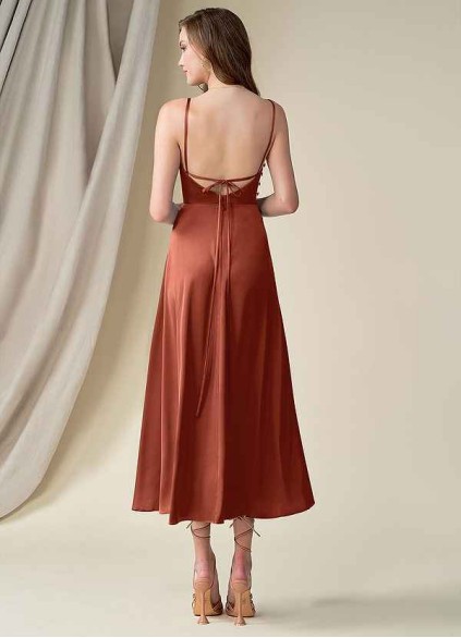 Skolw Ceci Stretch Satin Dress Skolw Ceci Stretch Satin Dress
