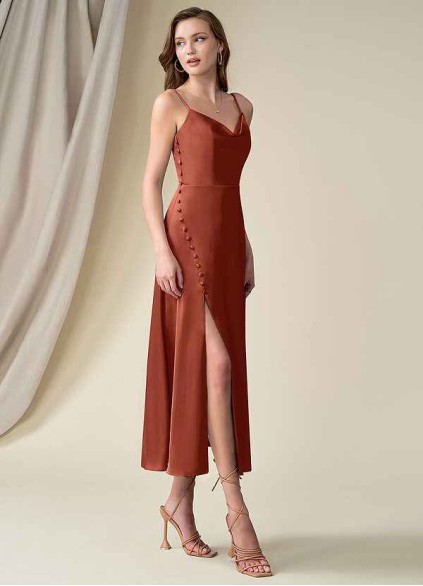 Skolw Ceci Stretch Satin Dress Skolw Ceci Stretch Satin Dress