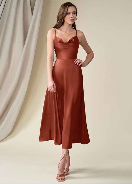 Skolw Ceci Stretch Satin Dress Skolw Ceci Stretch Satin Dress