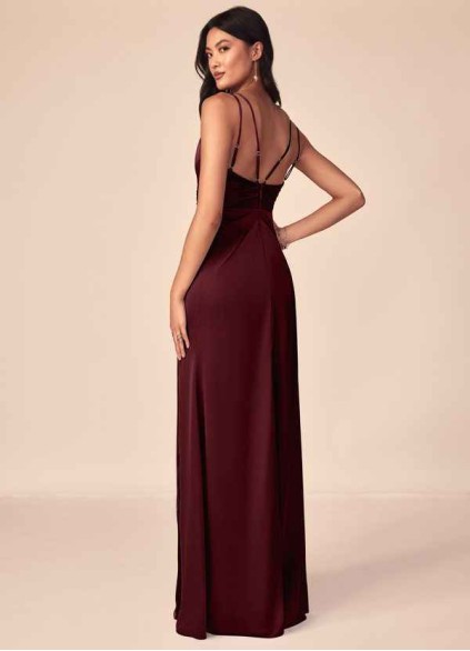 Skolw Aqua Stretch Satin Dress Skolw Aqua Stretch Satin Dress