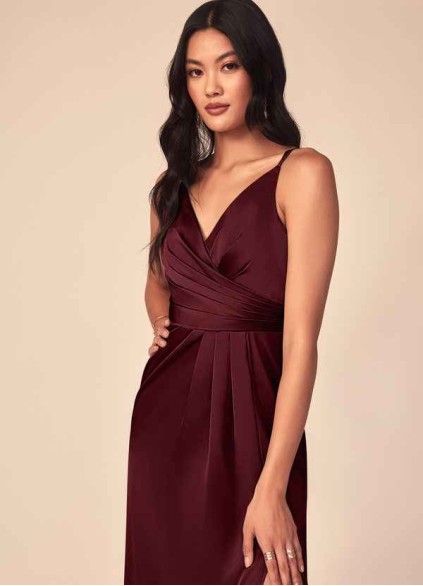 Skolw Aqua Stretch Satin Dress Skolw Aqua Stretch Satin Dress