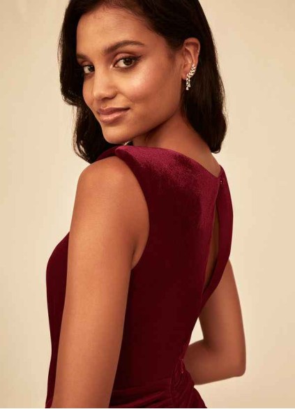 Skolw Blair Velvet Dress Skolw Blair Velvet Dress