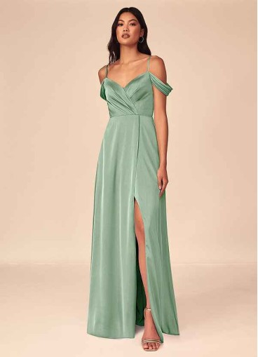 Skolw Ocean Stretch Satin Dress