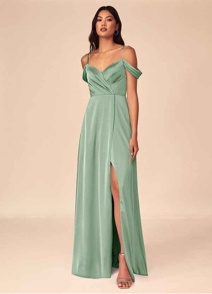 Skolw Ocean Stretch Satin Dress
