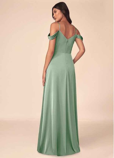 Skolw Ocean Stretch Satin Dress