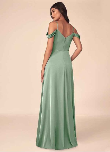 Skolw Ocean Stretch Satin Dress Skolw Ocean Stretch Satin Dress