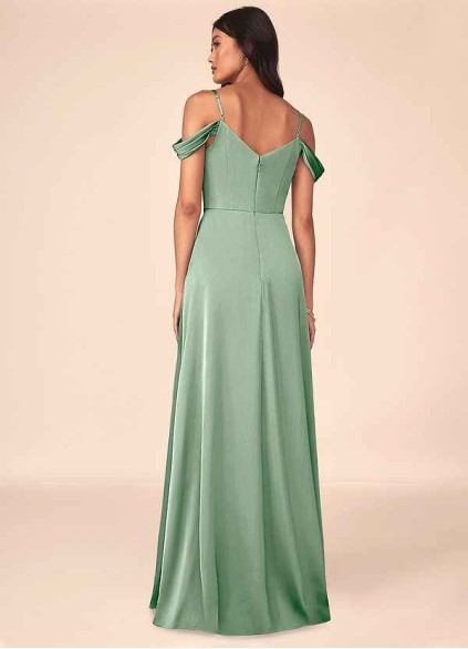 Skolw Ocean Stretch Satin Dress Skolw Ocean Stretch Satin Dress