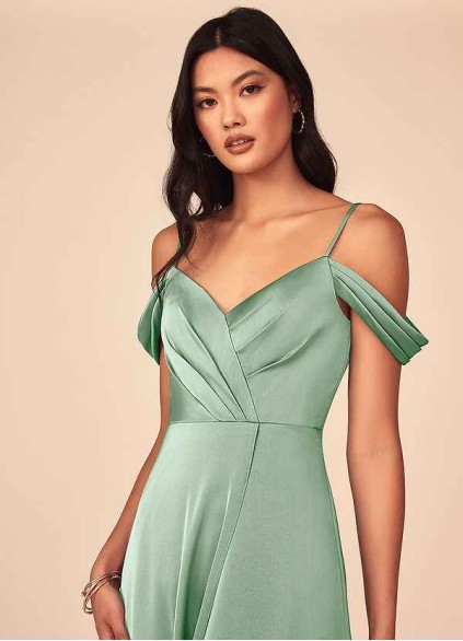 Skolw Ocean Stretch Satin Dress Skolw Ocean Stretch Satin Dress