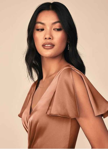 Skolw Soren Stretch Satin Dress Skolw Soren Stretch Satin Dress