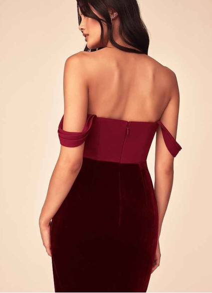 Skolw Nori Velvet Dress