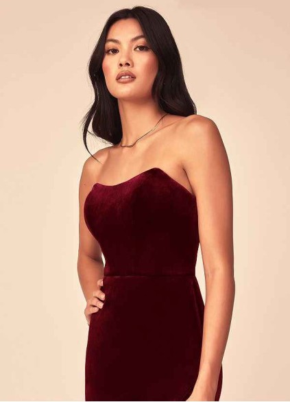 Skolw Nereda Velvet Dress