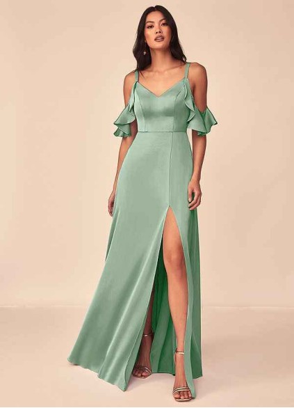 Skolw Andie Stretch Satin Dress