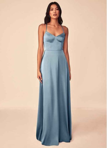 Skolw Mei Stretch Satin Dress