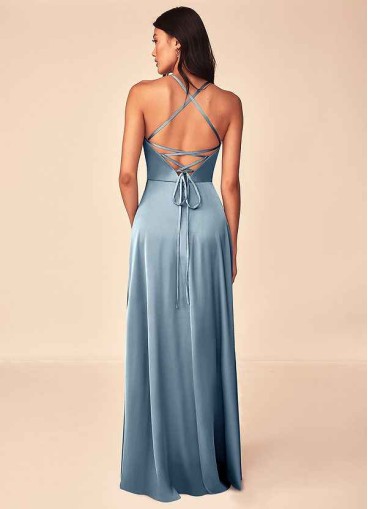 Skolw Mei Stretch Satin Dress