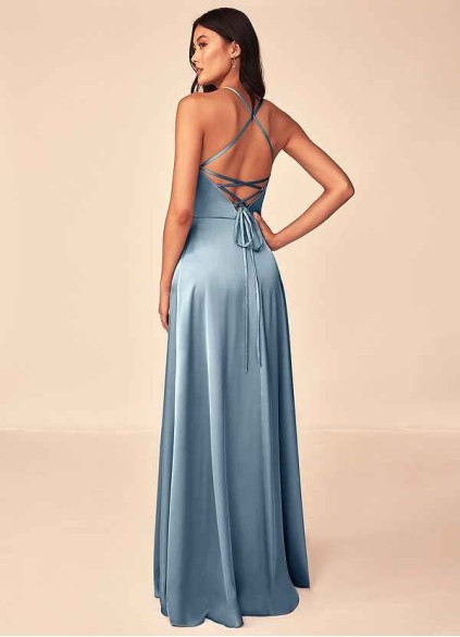 Skolw Mei Stretch Satin Dress Skolw Mei Stretch Satin Dress