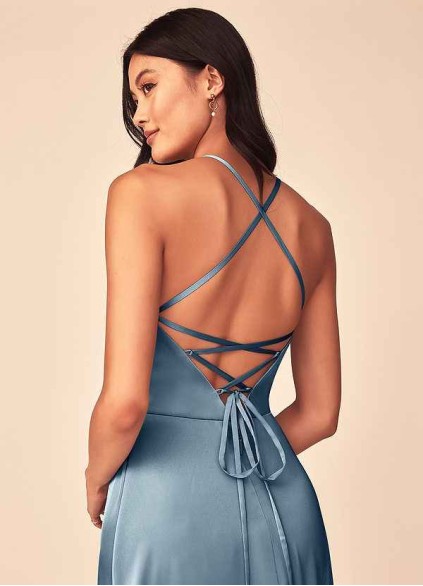 Skolw Mei Stretch Satin Dress Skolw Mei Stretch Satin Dress