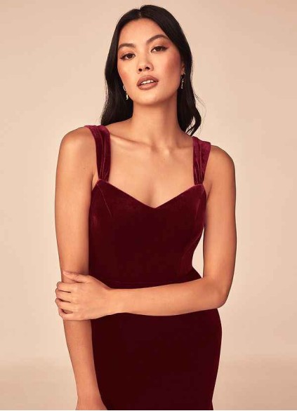 Skolw Lanessa Velvet Dress Skolw Lanessa Velvet Dress