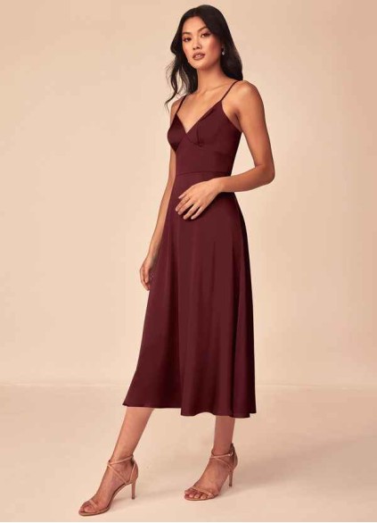 Skolw Dottie Stretch Satin Dress Skolw Dottie Stretch Satin Dress