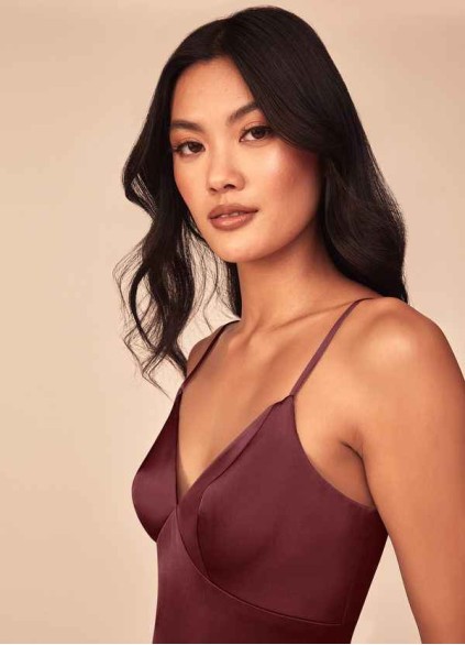 Skolw Dottie Stretch Satin Dress Skolw Dottie Stretch Satin Dress