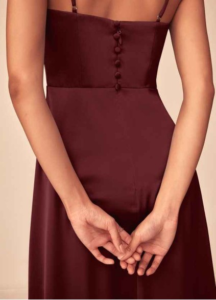 Skolw Dottie Stretch Satin Dress Skolw Dottie Stretch Satin Dress