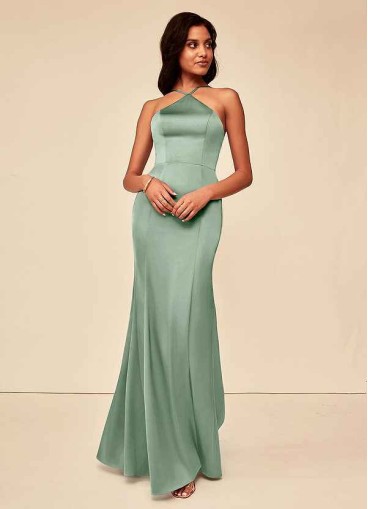 Skolw Stacey Stretch Satin Dress