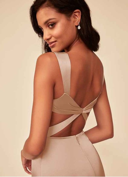 Skolw Alexia Stretch Satin Dress Skolw Alexia Stretch Satin Dress