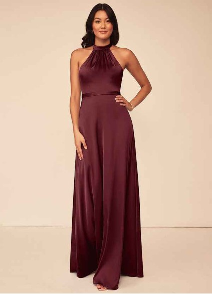 Skolw Delmar Stretch Satin Dress