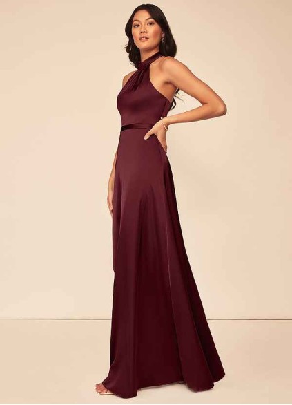 Skolw Delmar Stretch Satin Dress