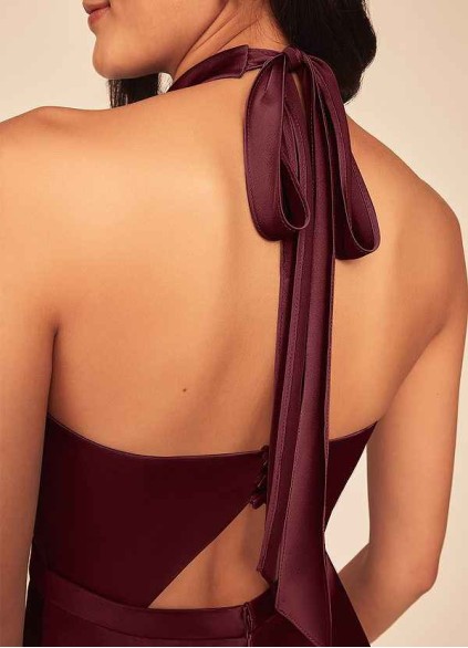 Skolw Delmar Stretch Satin Dress