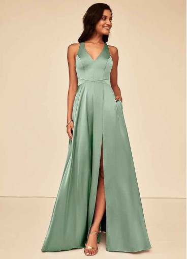 Skolw Ceria Stretch Satin Dress